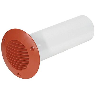 Airflow Kit de Conducto para Pared Hueca – Conducto Rígido de Plástico de 150 mm de Diámetro x 350 mm de Longitud con Rejilla Terracota y Tornillos – Hermético y Fácil de Instalar Airflow Kit de Conducto para Pared Hueca – Conducto Rígido de Plástico de 150 mm de Diámetro x 350 mm de Longitud con Rejilla Terracota y Tornillos – Hermético y Fácil de Instalar