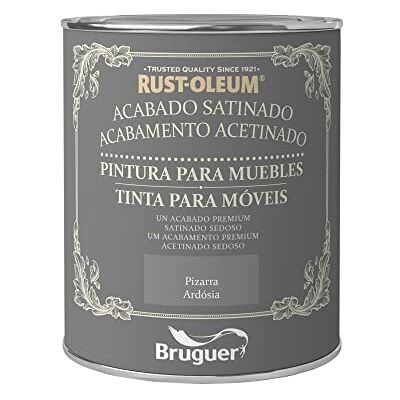 Bruguer Rust-Oleum Pintura para Muebles Satinado Pizarra 750 ml Bruguer Rust-Oleum Pintura para Muebles Satinado Pizarra 750 ml