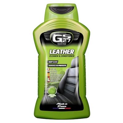 GS27 Bálsamo para Cuero de Coche Cuidado del Cuero de Coche Natural, Tintado o de imitación Protege e impermeabiliza 375 ml GS27 Bálsamo para Cuero de Coche Cuidado del Cuero de Coche Natural, Tintado o de imitación Protege e impermeabiliza 375 ml