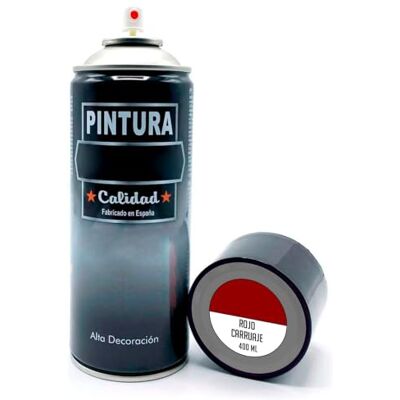 AC Bote de Pintura en Spray Fabricado en España Ideal para cualquier superficie, Madera, Metal, Cartón, Piedra o Cerámica Capidad de 400 ML Color Rojo Carruajes AC Bote de Pintura en Spray Fabricado en España Ideal para cualquier superficie, Madera, Metal, Cartón, Piedra o Cerámica Capidad de 400 ML Color Rojo Carruajes