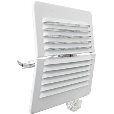 LA VENTILAZIONE LBDFR1916AB Rejilla de ventilación blanca de aluminio - Ventilation grille LA VENTILAZIONE LBDFR1916AB Rejilla de ventilación blanca de aluminio - Ventilation grille
