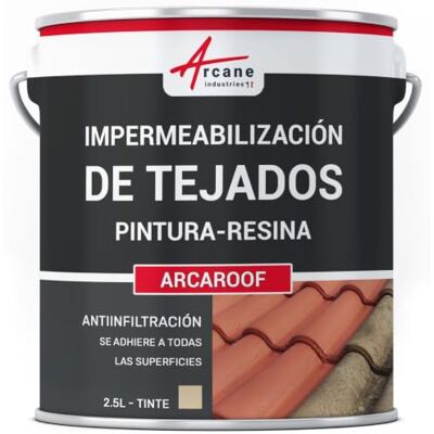 ARCANE INDUSTRIES Revestimiento Impermeable - Pintura flexible y resistente a UV para techos inclinados ARCANE INDUSTRIES Revestimiento Impermeable - Pintura flexible y resistente a UV para techos inclinados