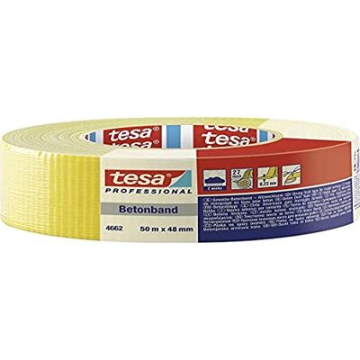tesa Cinta Americana serie 4662-50m x 48mm Amarilla "Betonband"-2 sem. exterior tesa Cinta Americana serie 4662-50m x 48mm Amarilla "Betonband"-2 sem. exterior