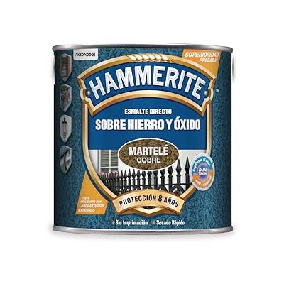 Hammerite Esmalte directo sobre hierro y óxido Martelé Cobre 2,5 L Hammerite Esmalte directo sobre hierro y óxido Martelé Cobre 2,5 L