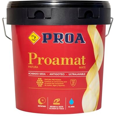 PROA PINTURA PLÁSTICA INTERIOR MATE ANTIVERDIN. MAT PROA PINTURA PLÁSTICA INTERIOR MATE ANTIVERDIN. MAT