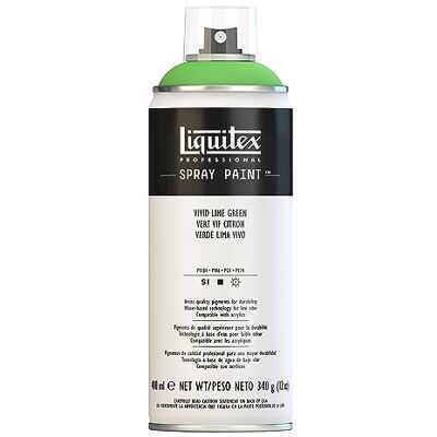 Liquitex Acrílico en Spray, 400 ml, Verde (Verde Lima Vivo) Liquitex Acrílico en Spray, 400 ml, Verde (Verde Lima Vivo)