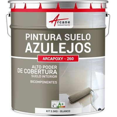 ARCANE INDUSTRIES Pintura para Suelo de Baldosas Resina epoxi para suelo con baldosas ARCAPOXY 260 Blanco RAL 9003 ARCANE INDUSTRIES Pintura para Suelo de Baldosas Resina epoxi para suelo con baldosas ARCAPOXY 260 Blanco RAL 9003