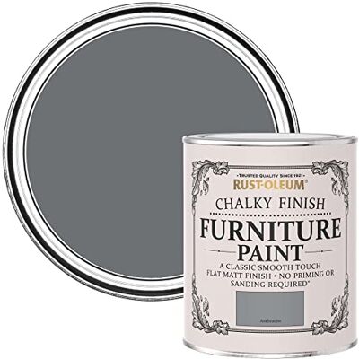 Rust-Oleum RO0070014G1 Pintura De Chalky Finalizar Muebles Antracita 750Ml Rust-Oleum RO0070014G1 Pintura De Chalky Finalizar Muebles Antracita 750Ml