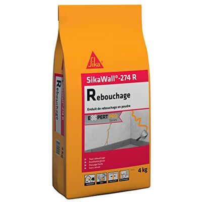 SIKA – Wall-274 R – Revestimiento de recubrimiento en polvo, ideal para pared y techo interior, excelente adherencia, alto poder cubriendo, multisoporte, especial gruesos, bolsa de aluminio de 4 SIKA – Wall-274 R – Revestimiento de recubrimiento en polvo, ideal para pared y techo interior, excelente adherencia, alto poder cubriendo, multisoporte, especial gruesos, bolsa de aluminio de 4