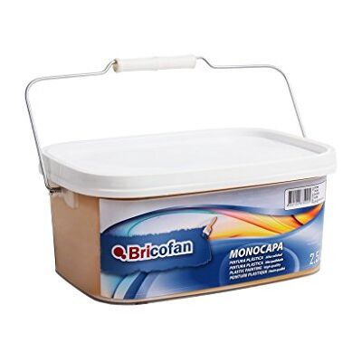 Cofan Pintura Plástica Monocapa Apta para usar en Interiores Capacidad 2,5 L Color Ocre Cofan Pintura Plástica Monocapa Apta para usar en Interiores Capacidad 2,5 L Color Ocre