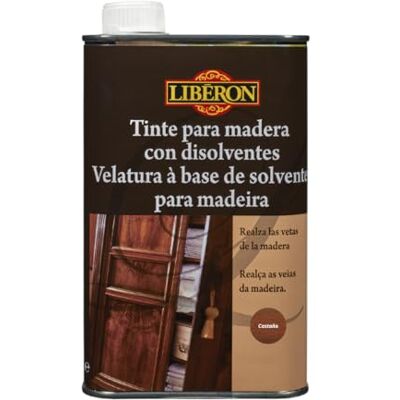 Liberon Libéron Tinte para Madera al Disolvente Castaño 0.5L Liberon Libéron Tinte para Madera al Disolvente Castaño 0.5L