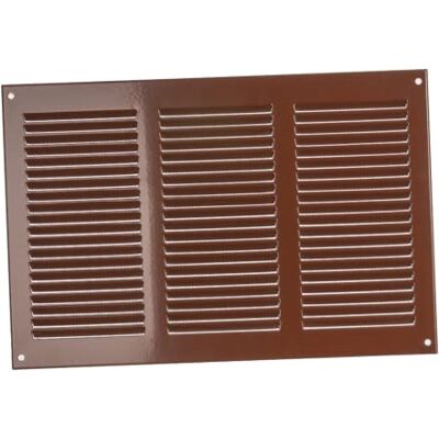 EUROPLAST 300x200mm Rejilla de Ventilación con Mosquitera Rejillas de Aireación Metálicas Acero, Marrón EUROPLAST 300x200mm Rejilla de Ventilación con Mosquitera Rejillas de Aireación Metálicas Acero, Marrón