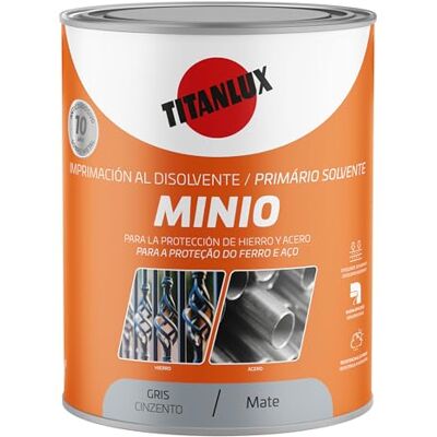 TITANLUX Minio Sintético Gris 750ml TITANLUX Minio Sintético Gris 750ml