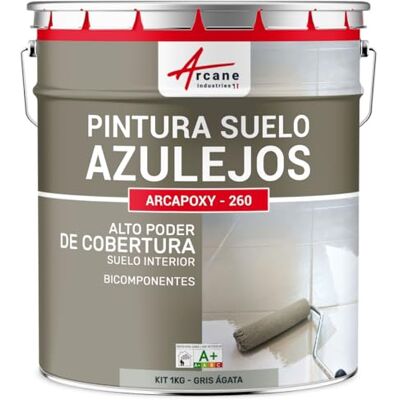 ARCANE INDUSTRIES Pintura para Suelo de Baldosas Resina epoxi para suelo con baldosas ARCAPOXY 260 Gris Ágata RAL 7038 ARCANE INDUSTRIES Pintura para Suelo de Baldosas Resina epoxi para suelo con baldosas ARCAPOXY 260 Gris Ágata RAL 7038