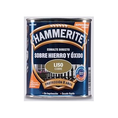 Hammerite Esmalte directo sobre hierro y óxido Liso Brillante Cobre 750 ml Hammerite Esmalte directo sobre hierro y óxido Liso Brillante Cobre 750 ml
