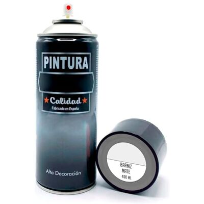 AC Bote de Pintura en Spray Fabricado en España Ideal para cualquier superficie, Madera, Metal, Cartón, Piedra o Cerámica Capidad de 400 ML Color Barniz Mate AC Bote de Pintura en Spray Fabricado en España Ideal para cualquier superficie, Madera, Metal, Cartón, Piedra o Cerámica Capidad de 400 ML Color Barniz Mate
