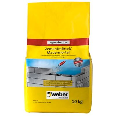 Weber Cemento/mortero de albañilería, Gris Natural Weber Cemento/mortero de albañilería, Gris Natural