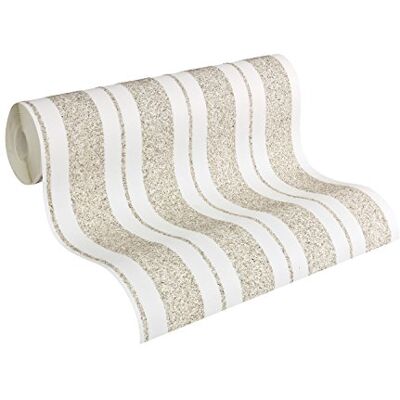 A.S. Création Architects Paper papel pintado de tejido-no-tejido revistiendo Pigment Quarzit blanco 10,05 m x 0,53 m A.S. Création Architects Paper papel pintado de tejido-no-tejido revistiendo Pigment Quarzit blanco 10,05 m x 0,53 m