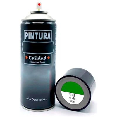 AC Bote de Pintura en Spray Fabricado en España Ideal para cualquier superficie, Madera, Metal, Cartón, Piedra o Cerámica Capidad de 400 ML Color Verde Hierba AC Bote de Pintura en Spray Fabricado en España Ideal para cualquier superficie, Madera, Metal, Cartón, Piedra o Cerámica Capidad de 400 ML Color Verde Hierba