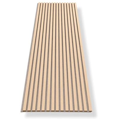 HAGEFOL Paneles acústicos de madera 240 x 60 cm, color: roble, fieltro: beige, paneles de pared de madera, láminas 3D de chapa de madera sobre fieltro acústico, paneles acústicos 2400 x 600 mm HAGEFOL Paneles acústicos de madera 240 x 60 cm, color: roble, fieltro: beige, paneles de pared de madera, láminas 3D de chapa de madera sobre fieltro acústico, paneles acústicos 2400 x 600 mm