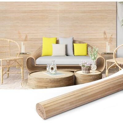 Art3d Panel de pared de bambú natural de 244 x 122 cm para decoración de paredes interiores, revestimiento de pared flexible para sala de estar, dormitorio, oficina, isla de cocina, carbonizado Art3d Panel de pared de bambú natural de 244 x 122 cm para decoración de paredes interiores, revestimiento de pared flexible para sala de estar, dormitorio, oficina, isla de cocina, carbonizado