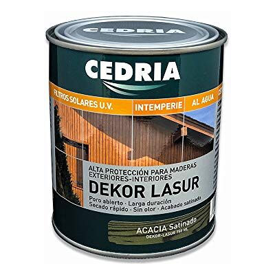 CEDRIA ACACIA Lasur outdoor wood protector for water Dekor Lasur 750 ml CEDRIA ACACIA Lasur outdoor wood protector for water Dekor Lasur 750 ml
