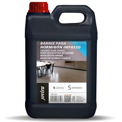 Jovira Pinturas - Barniz Para Hormigón Impreso - 5 L - Varnish Jovira Pinturas - Barniz Para Hormigón Impreso - 5 L - Varnish