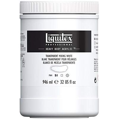 Liquitex LQX ACRILICO HEAVY BODY 946ML BLANCO MEZCLAS TRANSPARENTE Liquitex LQX ACRILICO HEAVY BODY 946ML BLANCO MEZCLAS TRANSPARENTE