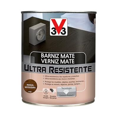 V33 BARNIZ INTERIOR ULTRA RESISTENTE MATE NOGAL 2,5L V33 BARNIZ INTERIOR ULTRA RESISTENTE MATE NOGAL 2,5L