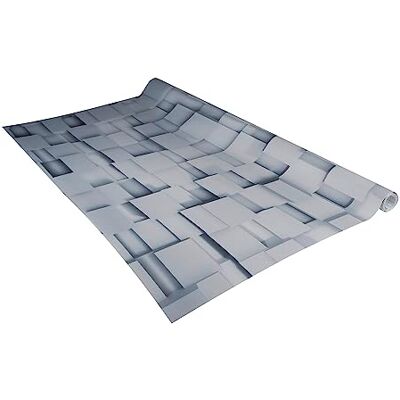 Venilia Lámina adhesiva, Madera Moasaik Cubos Retro, 90cm x 2,6m, Espesor 160μ, Vinilo autoadhesivo para muebles o cocina, decorativas papel pintado pared, PVC sin ftalatos, Fabricado en UE Venilia Lámina adhesiva, Madera Moasaik Cubos Retro, 90cm x 2,6m, Espesor 160μ, Vinilo autoadhesivo para muebles o cocina, decorativas papel pintado pared, PVC sin ftalatos, Fabricado en UE