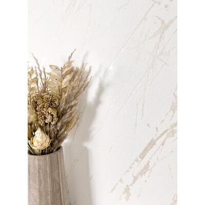 Newroom Papel Pintado Blanco Efecto Mármol Dormitorio Nórdico Vetas beige arena con brillo sutil, fina textura textil, papel pintado salón, estilo minimalista, recibidor y pasillo Newroom Papel Pintado Blanco Efecto Mármol Dormitorio Nórdico Vetas beige arena con brillo sutil, fina textura textil, papel pintado salón, estilo minimalista, recibidor y pasillo