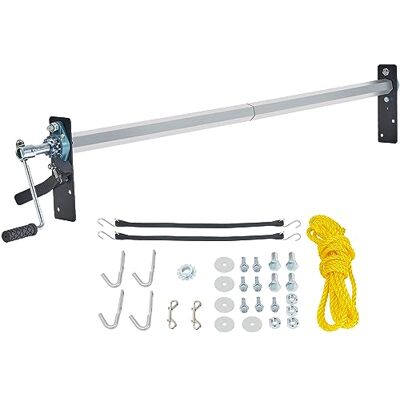 VEVOR Kit de Rodillos de Lona con manivela, Kit de Rodillos de Lona de aleación de Aluminio de 5'-8' con Mango Envuelto en Esponja de 7" para Camiones volquete, remolques VEVOR Kit de Rodillos de Lona con manivela, Kit de Rodillos de Lona de aleación de Aluminio de 5'-8' con Mango Envuelto en Esponja de 7" para Camiones volquete, remolques