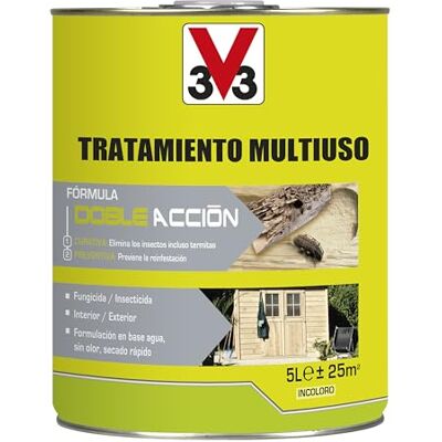 V33 Tratamiento Multiuso, Incoloro, 5 L V33 Tratamiento Multiuso, Incoloro, 5 L