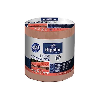 RIPOLIN Banda Impermeable, 10cm x 3m terre cuite RIPOLIN Banda Impermeable, 10cm x 3m terre cuite