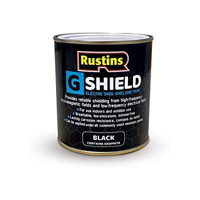 Pintura protectora contra electro smog Rustins G Shield - 500ml Pintura protectora contra electro smog Rustins G Shield - 500ml