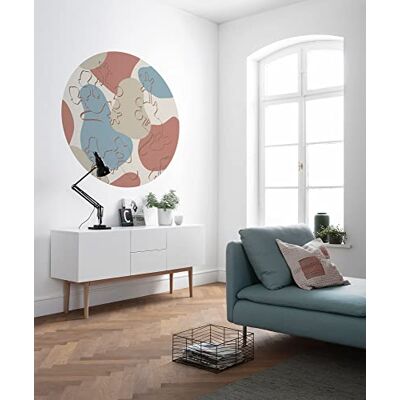 Komar Papel pintado fotográfico de fieltro autoadhesivo, diseño de Mickey Terra Bubbles, tamaño 125 x 125 cm (ancho x alto) de Disney, habitación de los niños, papel pintado, adhesivo de pared Komar Papel pintado fotográfico de fieltro autoadhesivo, diseño de Mickey Terra Bubbles, tamaño 125 x 125 cm (ancho x alto) de Disney, habitación de los niños, papel pintado, adhesivo de pared