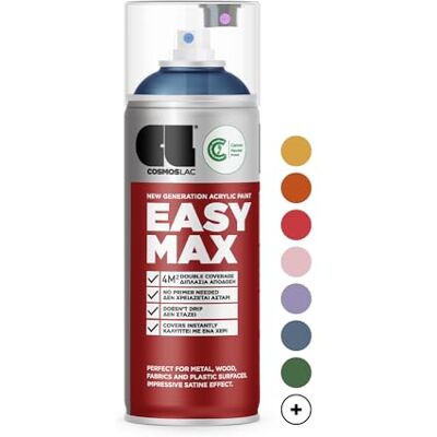 COSMOS LAC Pintura en Aerosol Mate Con Alta Opacidad, Botes Para Bricolaje, Pintura Acrílica (RAL 5010 Azul Genciana, Mate) COSMOS LAC Pintura en Aerosol Mate Con Alta Opacidad, Botes Para Bricolaje, Pintura Acrílica (RAL 5010 Azul Genciana, Mate)