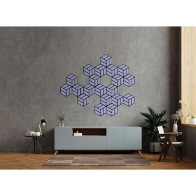 Gedotec Hexagon paneles acústicos madera lavanda 1 pieza paneles de pared madera made in AUSTRIA decoración de pared 300 x 260 x 19 mm aislamiento acústico absorbente de sonido dec Gedotec Hexagon paneles acústicos madera lavanda 1 pieza paneles de pared madera made in AUSTRIA decoración de pared 300 x 260 x 19 mm aislamiento acústico absorbente de sonido dec
