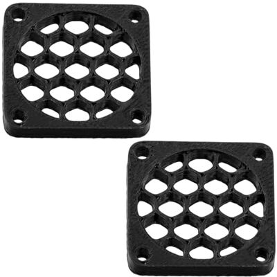 AERZETIX Lote de 4 Rejillas de Ventilador 30x30 mm de plástico Color Negro AERZETIX Lote de 4 Rejillas de Ventilador 30x30 mm de plástico Color Negro