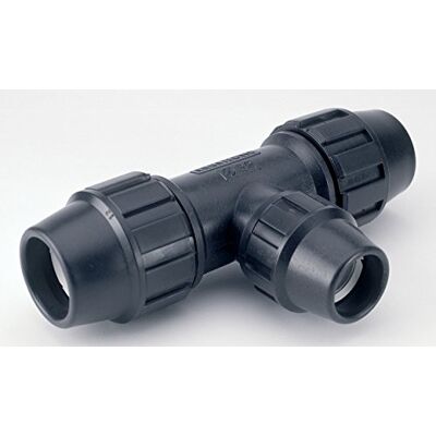 Adequa TRP-4032 Derivación En Té (90°) con Boca Reducida Al Centro de Polipropileno Reforzado con Fibra de Vidrio, 40-32 mm Adequa TRP-4032 Derivación En Té (90°) con Boca Reducida Al Centro de Polipropileno Reforzado con Fibra de Vidrio, 40-32 mm
