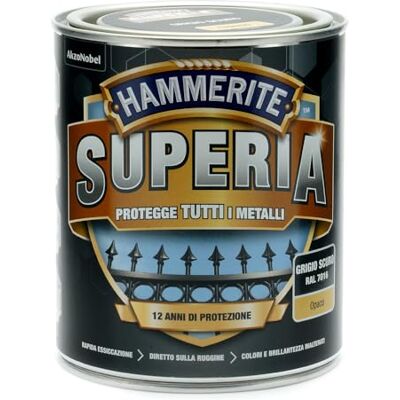 HAMMERITE - Superia - Gris Oscuro - Mate - Paint HAMMERITE - Superia - Gris Oscuro - Mate - Paint