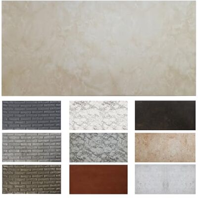 MDEKOR XPS 3D Revestimiento de Pared en Aspecto de Piedra, 50 x 100 cm, 20 Unidades = 10 m², Arena, 4,5 mm de Grosor, Paneles Decorativos de Porystyrol MDEKOR XPS 3D Revestimiento de Pared en Aspecto de Piedra, 50 x 100 cm, 20 Unidades = 10 m², Arena, 4,5 mm de Grosor, Paneles Decorativos de Porystyrol