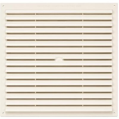 Airflow Rejilla de Ventilación con Lamas – Rejilla de Aire de Plástico Blanca sin Mosquitera – 250 mm x 256 mm – Apta para Ventilación de Aparatos de Gas Airflow Rejilla de Ventilación con Lamas – Rejilla de Aire de Plástico Blanca sin Mosquitera – 250 mm x 256 mm – Apta para Ventilación de Aparatos de Gas