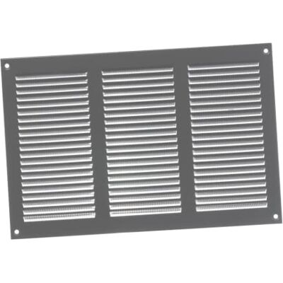 EUROPLAST 300x200mm Rejilla de Ventilación con Mosquitera Rejillas de Aireación Metálicas Acero, Gris EUROPLAST 300x200mm Rejilla de Ventilación con Mosquitera Rejillas de Aireación Metálicas Acero, Gris