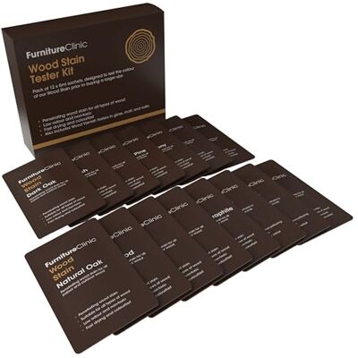 Furniture Clinic Tinte para madera – Tinte de secado rápido, muy concentrado, fácil de aplicar para maderas de interior y exterior – 15 ml Furniture Clinic Tinte para madera – Tinte de secado rápido, muy concentrado, fácil de aplicar para maderas de interior y exterior – 15 ml
