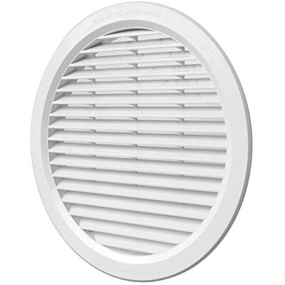 Marca Genérica T25B Rejilla de ventilación circular de plástico - Rejilla de ventilación Marca Genérica T25B Rejilla de ventilación circular de plástico - Rejilla de ventilación