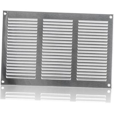EUROPLAST 300x200mm Rejilla de Ventilación con Mosquitera Rejillas de Aireación Metálicas Acero Inoxidable EUROPLAST 300x200mm Rejilla de Ventilación con Mosquitera Rejillas de Aireación Metálicas Acero Inoxidable