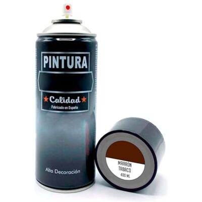 AC Bote de Pintura en Spray Fabricado en España Ideal para cualquier superficie, Madera, Metal, Cartón, Piedra o Cerámica Capidad de 400 ML Color Marrón Tabo AC Bote de Pintura en Spray Fabricado en España Ideal para cualquier superficie, Madera, Metal, Cartón, Piedra o Cerámica Capidad de 400 ML Color Marrón Tabo