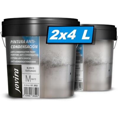 Jovira Pinturas Pintura Anticondensación Blanca - Revestimiento para paredes Jovira Pinturas Pintura Anticondensación Blanca - Revestimiento para paredes
