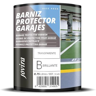 JOVIRA PINTURAS 750 ML Barniz Protector para Suelos, Garaje, Pavimentos, Pistas deportivas al Agua. Protege y decora pavimentos de hormigón. (750 Mililitros) D-15 JOVIRA PINTURAS 750 ML Barniz Protector para Suelos, Garaje, Pavimentos, Pistas deportivas al Agua. Protege y decora pavimentos de hormigón. (750 Mililitros) D-15